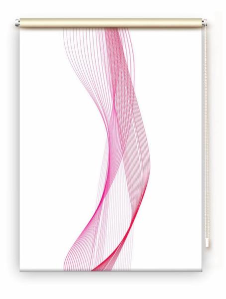 Rollo Stream 2 magenta, Rollo, Motivrollo, Rollo mit Druck, Fotorollo, bedrucktes Rollo, Fensterrollo,verdunkelndes Rollo, Sonnenschutz Rollo